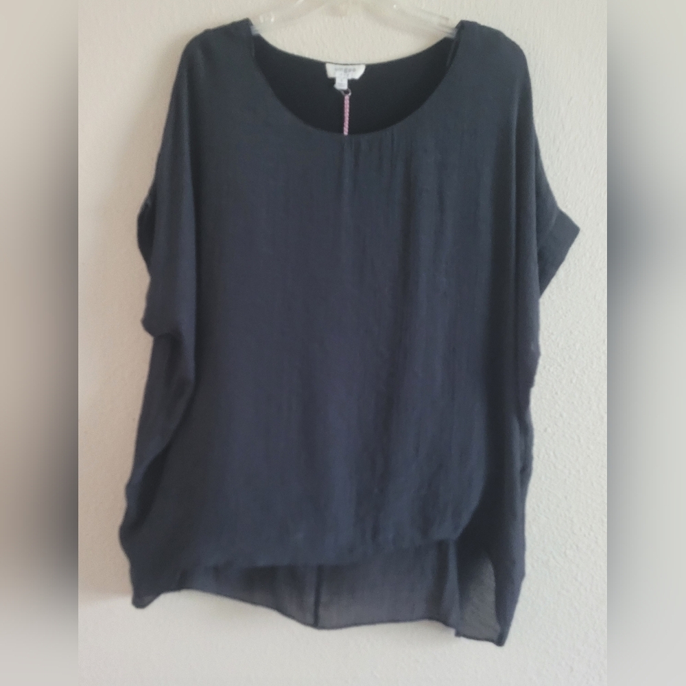 Umgee Sz Small Lightweight Oversized Short Sleeve Tunic
